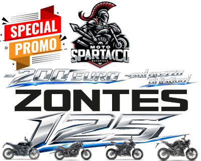 SPECIAL PROMO ZONTES 125cc PROMO SINO AD ESAURIMENTO SCORTE